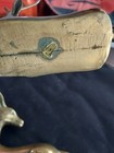 Vintage Solid Brass Reclining Deer Figurines   Buck And Doe Pair