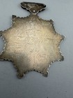 Antique Sterling Silver New York Masonic Masons Lodge Jewel Badge Circa 1854
