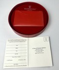 Waterford Crystal 12 Days Of Christmas 3 French Hens Bell Ornament   3rd Edition