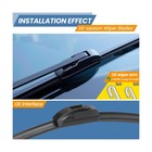 Gspscn 3 Wipers Replacement For Fiat 500 2019-2011  only Fit 2     Fast Usa Ship