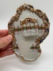 Vintage Antique Porcelain Wall Mounted Match Box Holder   Striker