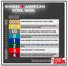 Fine Grade  00 Steel Wool  12-pad 