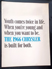 1966 Chrysler 300  New Yorker  Newport  Wagon Sales Brochure Vtg  10 5 X 13 75