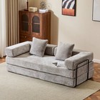 Funnihomi 76 In Convertible Sofa Bed  Boneless Compression Sofa  Chenille Fabric