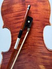 New  Size 1 4 Cello Bow Brazilwood Horsehair Ebony Frog   Premium Rosin