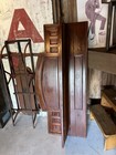 Antique Victorian Era Mahogany Fireplace Mantle Top