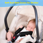4pcs Soft Baby Car Seat Belt Covers - Safety Strap Shoulder Pads For Kids