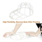 3 Pack Hat Washer Baseball Cap Cleaner Machine Washing Cage Holder Frame Net New