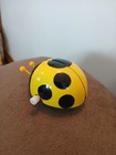 Yellow Lady Bug Wind Up Toy Works 