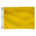 Taylor Made Products Solid Color Flags  Nylon  12 Inch X Yellow Quarantine Flag