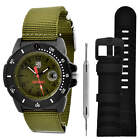 Luminox Navy Seal 3600 Series Men s Watch Set Quartz Green Dial Strap 3617 set