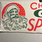 Christmas Gift Specials Vintage Store Paper Signage Santa 