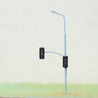 2 X Ho Scale Model Railroad Traffic Signal Combined Street Light  cor2tb