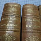 Antique 1897 Universal Dictionary Of The English Language Set Of 4 Collier Htf