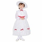 Disney Store Mary Poppins Costume Dress Set   Hat Girls Size 4 5 6 7 8 9 10 