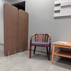 Acoustic Room Partition space Divider Brown 2 Pk  Free Shipping