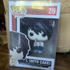 Funko Pop  Death Note - L  w  Cake  - Hot Topic  exclusive   219   Protector