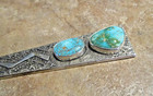 7  Top Shelf      Vintage Navajo Sterling Turquoise Sandcast Letter Opener