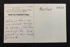 Vintage 1940s Ww2 U s  Navy Service School Ford Motor Company Post Card