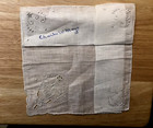 Charles W Mayo Signed Hankerchief-mayo Clinic -nations Top Hospital