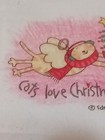 Vintage Cat Christmas Stocking Cats Love Christmas  Felt  White 16   Sdreamer