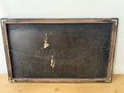 Rare    Antique Reverse Painted Glass 947 Medico-dental Building Art Deco