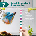 7 Way Aquarium Test Strips  125 Count Fish Tank Test Strips For Freshwater Saltw