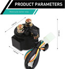 Starter Solenoid Relay  Motorcycle 12v Motor Relay  Motorbike Modified Replaceme