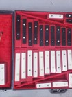 50 Peripole Chromatic Song Bells Glockenspiel 30 White  20 Black  And Case