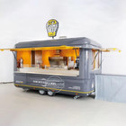 16 4ft Fully Loaded Food Truck With Fridge  Griddle  Grill   More 