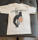 U2 Popmart 1997 Tour Shirt Bono The Edge Size M White T-shirt