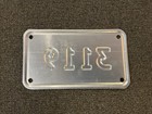 Rare Vintage Panama Canal Commission Motorcycle License Plate Official Nice  