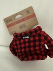 Puffin Beverage Jacket Lumberjack Red Flannel Insulated Koozie Holder Can Cooler