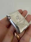 Antique Sterling Silver Griffin Crested Vesta Case Virtus Invicta Gloriosa  1905