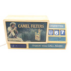 Vintage Camel Filters Cigarette Lighted Price Display Clock Sign Store Counter