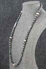 Sterling Silver Navajo Pearl Necklace 24  - Vintage