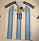 Adidas 2026 Argentina Home Messi  10 Kids Jersey Brand New With Size Youth Large