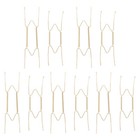 10pcs Wire Plate Hanger Plate Spring Hook Wall Plate Hanger For Decorative Plate