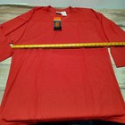 New Kamazu Mens Adult Size Medium Solid Red Long Sleeve Hockey Jersey