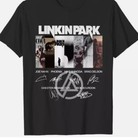Linkin Park Logo Rock Band Signature Shirt Tee New Black T Shirt Full Size S-5xl