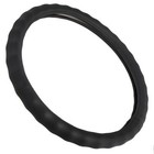 New Premium Genuine Leather Car Truck Steering Wheel Cover Medium - Color Black
