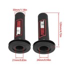 2pcs Rubber Gel Hand Grips 7 8  22mm 24mm For Motorcycle Dirt Bike Motocross
