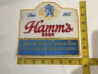 Vintage Hamm   s Beer Large Embroidered Stitched Cotton Work Patch Uniform Nos New