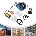110v Portable Electric Hoist Winch Engine Crane Lifting W  Remote Control 1300w