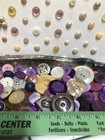 Antique Vintage Button Lot Shell Pearl Large Buttons Mixed With All Colors Clean