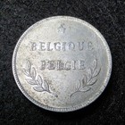 1944 Belgium 2 Two Francs - World War 2 Era - Allied Occupation Issue - L4