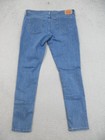 Levis 711 Skinny Jeans Womens 32 Blue Medium Wash Mid Rise Stretch Denim
