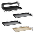 Washer Dryer Countertop 54  X 27  Wooden Washer And Dryer Topper Black oak
