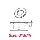 Flat Hardware Washer Zinc Plated Steel Din 125a Metric - M2 M2 5 M3 M4 M5 M6