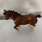 Vintage Breyer  80  Traditional Bay Clydesdale Stallion  Brown  Red   White Bobs